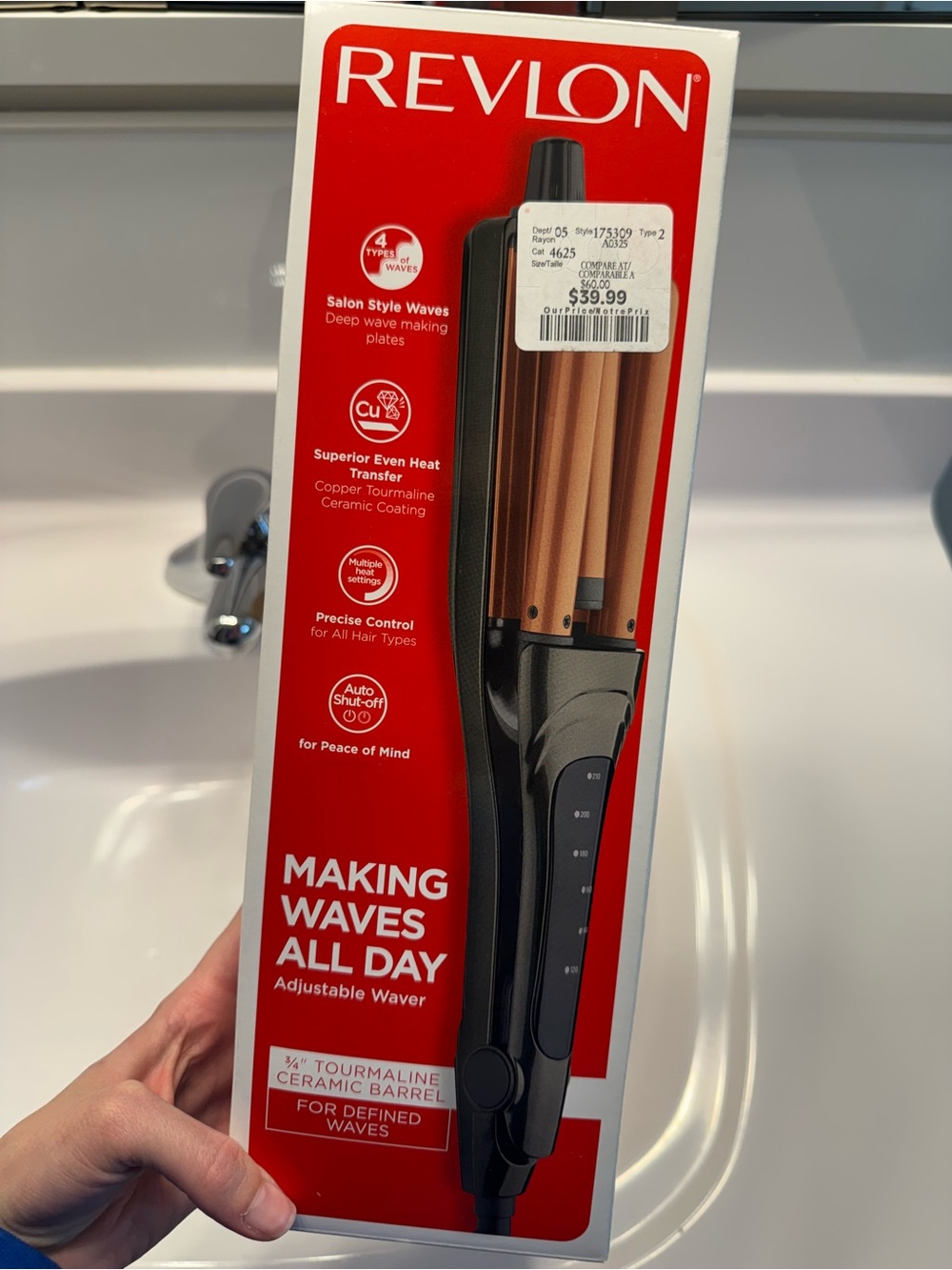 Revlon Adjustable Waver 3/4 inch